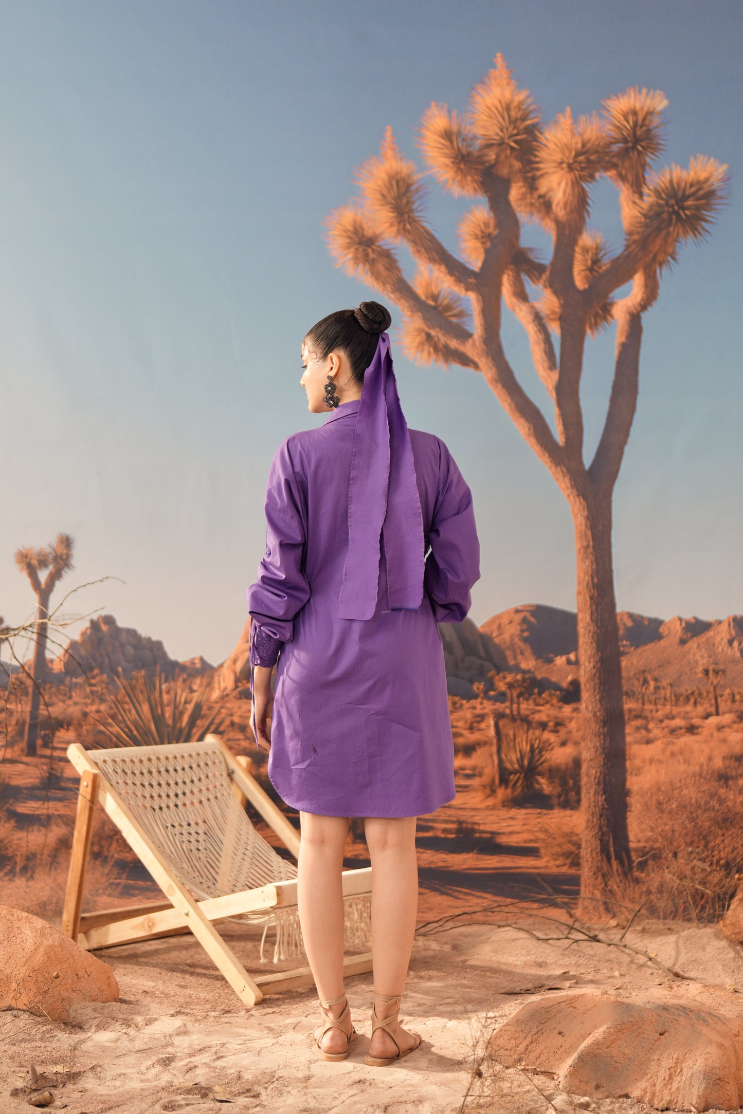 UMBER Gathered Dress