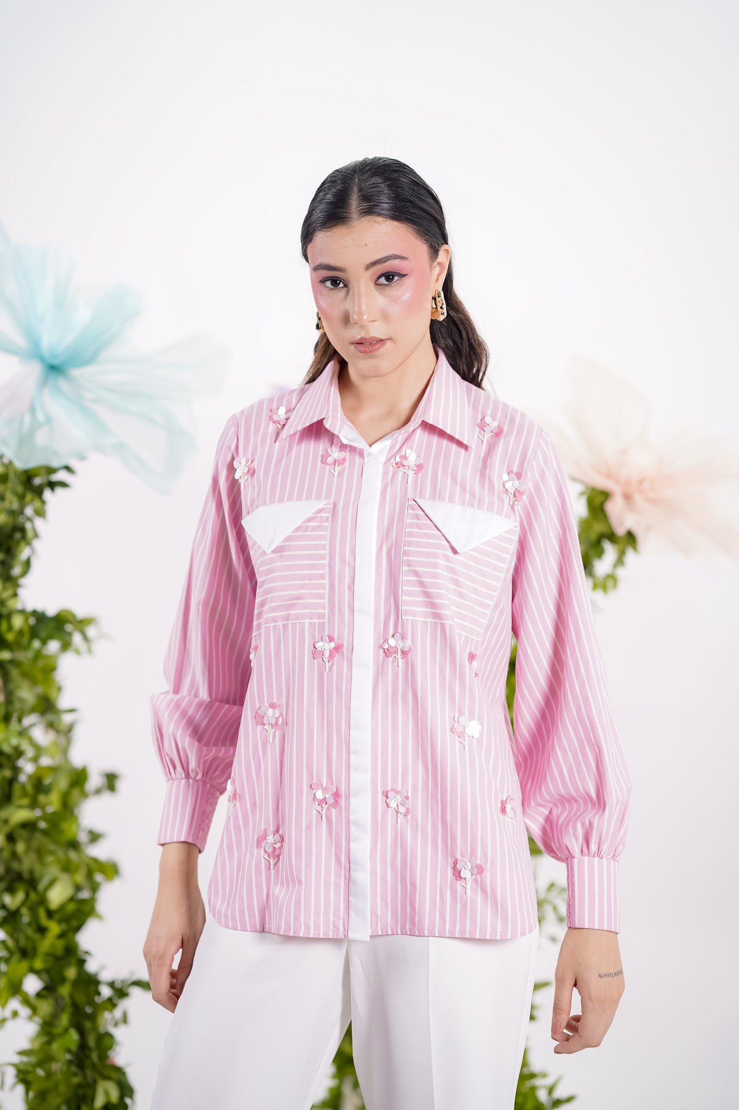 Floral Stripe