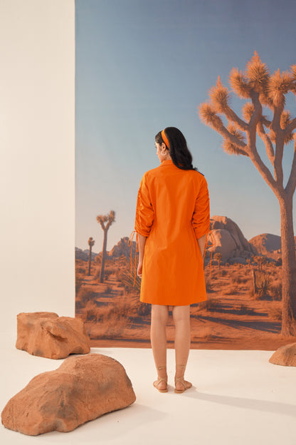 TAWNY Gathered Dress