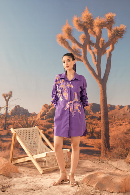 UMBER Gathered Dress
