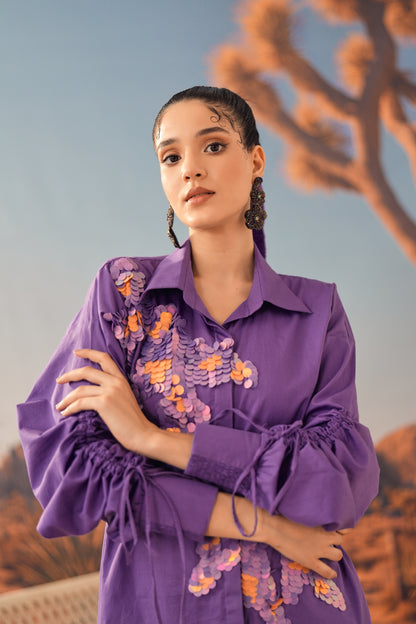 UMBER Gathered Dress