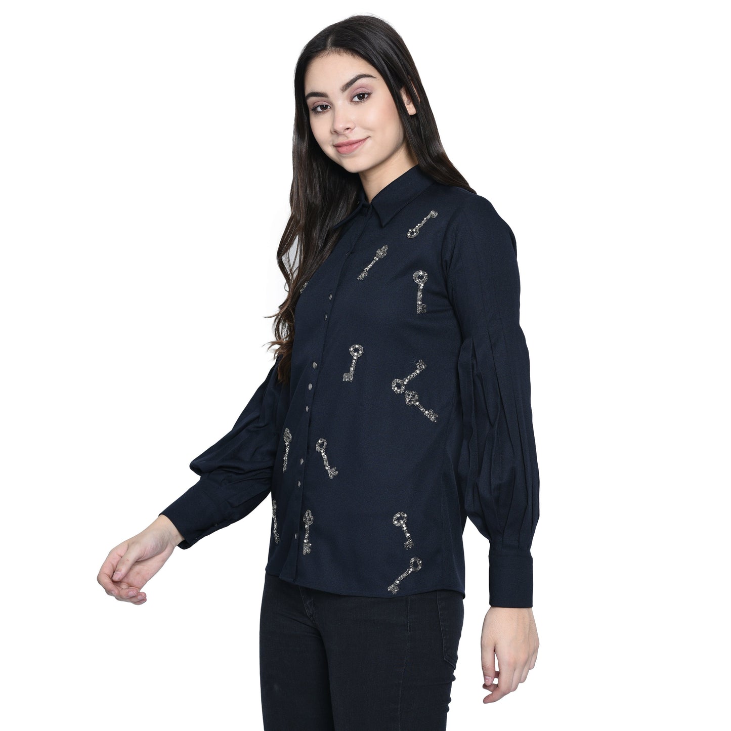 Navy noir
