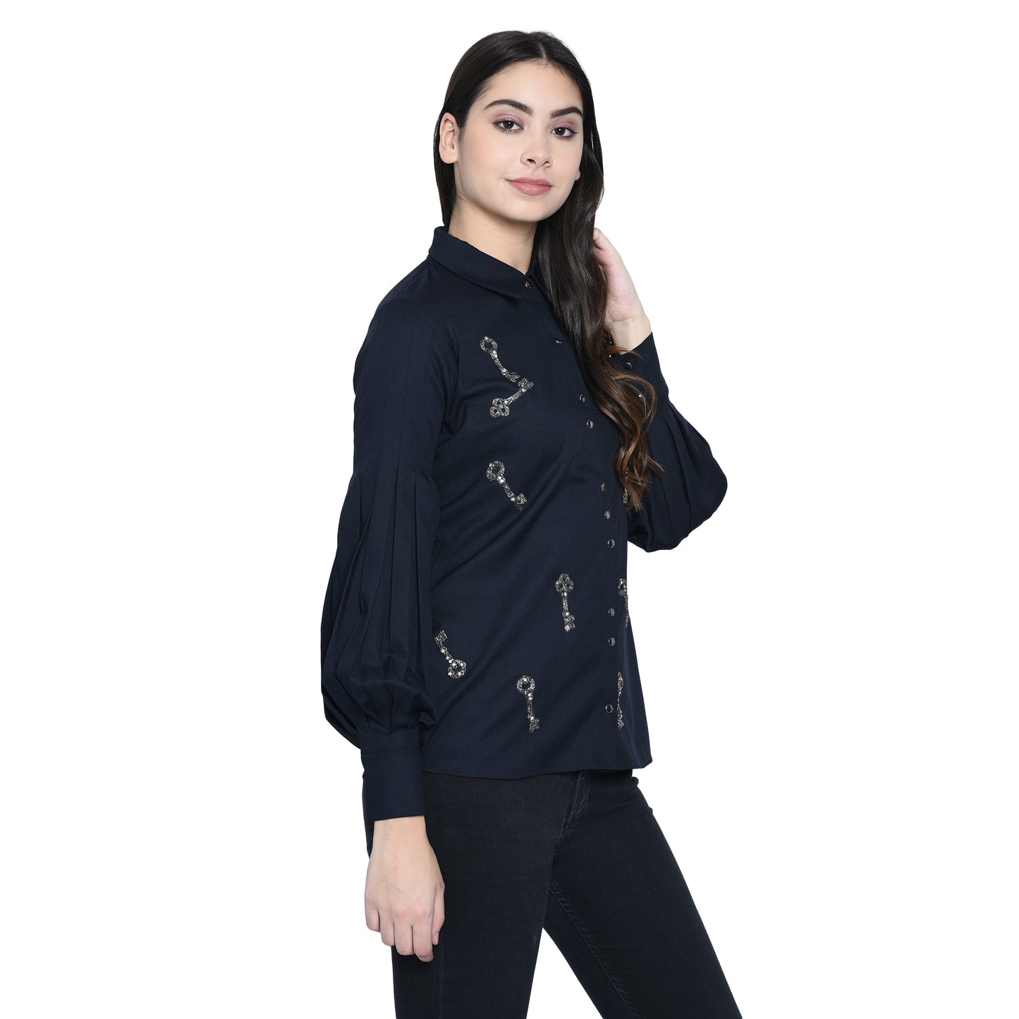 Navy noir